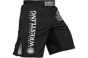 Hardcore Training Fight Shorts Hombre Pantalones Cortos MMA BJJ Boxeo Grappling Fitness No Gi