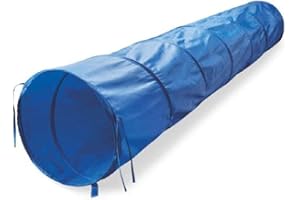maxxpro Hundetunnel - Agility Set Hunde - Faltbar - Leicht - mit Tragetasche und Heringen - 3M