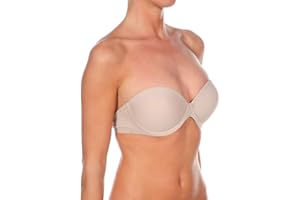 SELENE Sujetador Doble Push up sin Tirantes Carlota Mujer