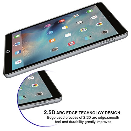 iPad Pro 12.9 Zoll Panzerglas Schutzfolie, iVoler® Premium Panzerglasfolie folie Displayschutzfolie Hartglas Gehärtetem Glas DisplayPanzerglas Schutzfolie Displayschutz Tempered Glass Screen Protector für Apple iPad Pro 12.9“- 0,3mm Dünn, 9H Härtegrad, 2.5D Abgerundete Kanten – [Kratzfest][Hohe Transparenz] [Fingerabdruck-frei][Blasenfrei]-Lebenslange Garantie - 9