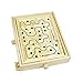 Produktbild MKYVERAY Holz Labyrinth Spiel, mit 2 Kugeln, Geschicklichkeitsspiel, Balancespiel, ab 3 Jahren, Brettspiel