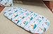 /1102/ LHE Baby pram moses basket patterned fitted sheet size 80x38 100% cotton