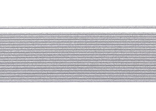 Wachsstreifen / Verzierwachs "Alusilber (matt)" (20 Stück / 20 cm x 1 mm) TOP QUALITÄT
