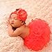 Koly Newborn Photography Prop Outfits Baby Girls Costume Clothes Headwear Gift Set