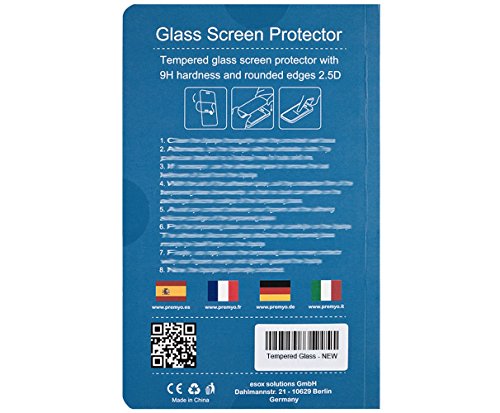 PREMYO  2 Piezas  cristal templado Nexus 5  Protector cristal templado Nexus 5 con una dureza de 9H  bordes redondeados a 2 5D  Protector pantalla Nexus 5