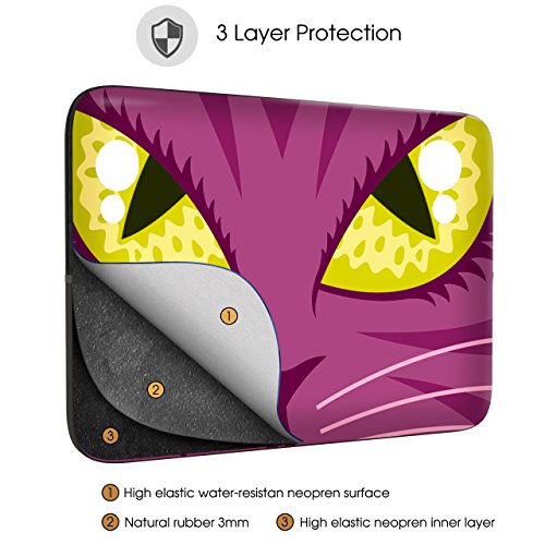Sidorenko Designer Tablet Tasche für 9,7 Zoll aus Neopren max. Geräteabmessungen 25,7 cm x 19 cm - 3
