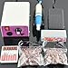 BF Electric Nail Art File Drill 30,000 RPM Machine - Main Control + Handpiece 6 Bits Sanding Band & UV Gel Acrylic Buffer #192
