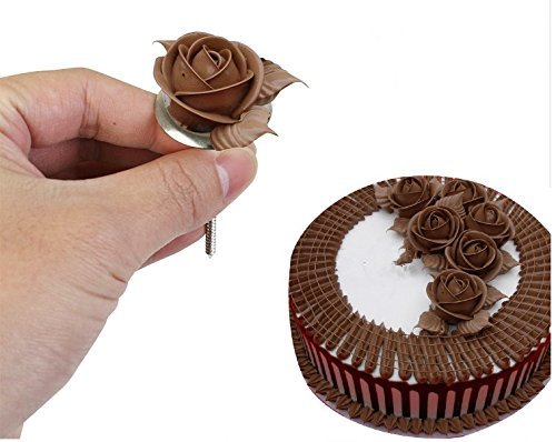 MIU COLOR® Edelstahl Spritztüllen 52 Stücke , Kuchendekoration Rohrdüsen Groß Düsen Backen Werkzeuge (26 Stk) - 7