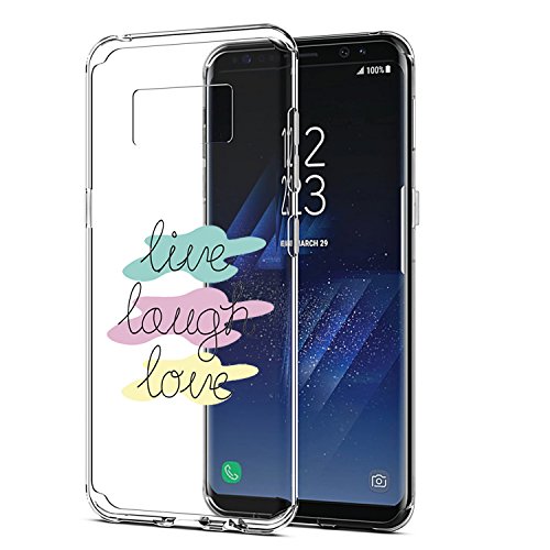 Qissy Carcasa Galaxy S8 Silicona Ultra Delgado de Estuche Carcasa Trasera para Suave Lindo Animales Panda Protective Case Cover para Samsung Galaxy S8 Plus  Samsung Galaxy S8  J 