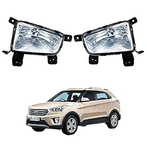 Autopearl Fog Lamp Car Lights for Hyundai Creta (Without Plastic Sash Cover)