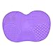 JETTINGBUY Makeup Brush Cleaning Mat Cosmetic Brush Cleaner Pad Silicone Washing Tool Scrubber Suction Cup,Purple