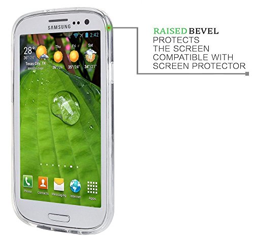 Samsung Galaxy S3   S3 Neo Funda  iVoler TPU Silicona Case Cover Dura Parachoques Carcasa Funda Bumper para Samsung Galaxy S3   S3 Neo   Ultra-delgado   Shock-Absorci  n   Anti-Ara  azos   Transparente - Garant  a Incondicional de 18 Meses