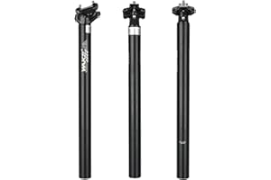 BSSOK Wake Bike Reggisella in lega di alluminio 27,2 mm 30,9 mm 31,6 mm reggisella 400 mm per mountain bike bici da strada BMX