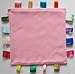 Baby taggie comfort security blanket - Pink