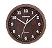 Produktbild Champion Kompaktes Sekundenzeiger Holz Effekt Quarz-Wanduhr - dunkel