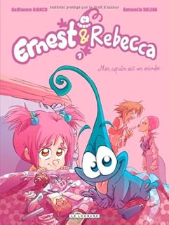 jaquette livre Ernest & Rebecca - tome 1 - Mon copain est un microbe
