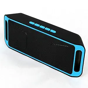 Teconica ML22 High Bass Portable Bluetooth Speaker Support with Aux/FM/USB & SD Card Slot Compatible with All Devices (Random Colour)