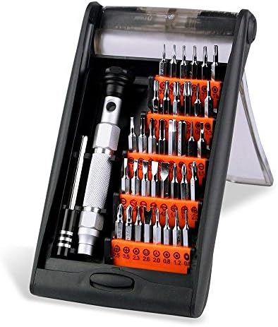 Magnetic Screwdriver Set SUMBAY 38-in-1 Precise Aluminum Alloy Screwdriver Kit with 36 Bits for Electronic Maintenance