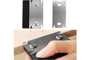 HhBdy Edge Banding Trimmer Black Portable Manual Wood Trimmer with Blade Stainless Steel Blade Veneer Edge Trimmer Wood Plane Used to Treat Burrs on Abs PVC and Wood Veneers