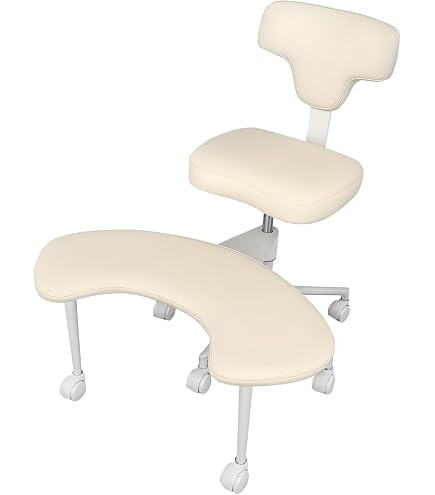 Sedia Da Meditazione Ergonomica Regolabile - Con Supporto Schienale E Poggiapiedi, Ruote, Portata 136 Kg, Per Yoga, Ufficio, Gambe Incrociate