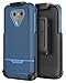 Produktbild LG G6 Belt Clip Case, (Rebel Series) Dual Layer Impact Armor w/ Secure Fit Holster - By Encased (Navy Blue)