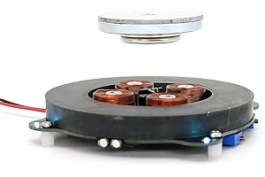 MATYASIGO Módulo de levitación magnética con Kit de núcleo DIY de Potencia con lámpara LED, Plataforma de Carga máxima de 500G para máquina de levitación magnética