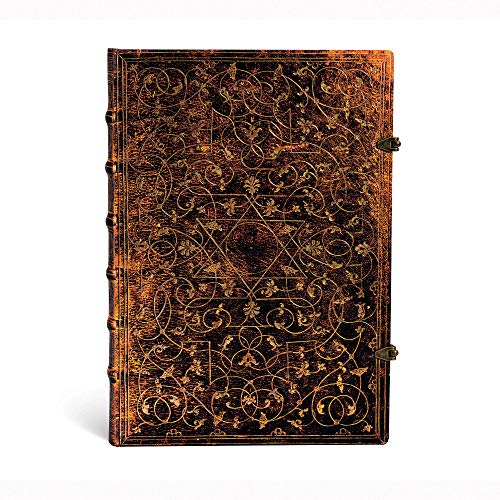Grolier Ornamentali - Notizbuch Grande Flexi Unliniert - Paperblanks