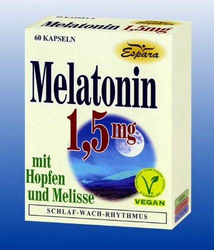 Preisvergleich Produktbild Hopfen und Melisse 60 Kps. 1,5mg von Espara