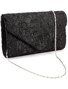 Damentasche Spitze Satin Abendtasche Clutch Tasche Party und Hochzeit Farbewahl