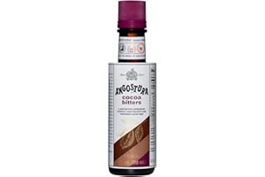 Angostura Cocoa Bitters | Chocolate Cocktail Aperitif | 48% ABV | 100ml | Add Depth and Flavour to Food & Drinks | Rich chocolate, Herbal & Intense