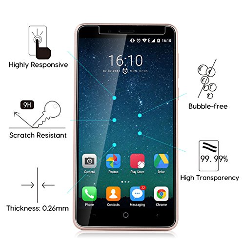 VIFLYKOO Pellicola Protettiva per Leagoo KIICAA Power Vetro Temperat Ultra Resistente 9H Flim Protection per Leagoo KIICAA Power Smartphone