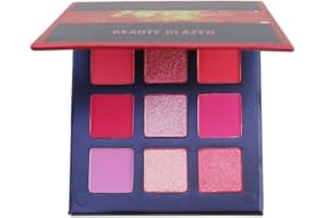 Beauty Glazed 9 colores de sombra de ojos Shine Diamond pigmentos de maquillaje sombra impermeable profesional del brillo del reflejo desnuda maquillaje de ojos Paleta # 08