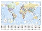 Image de Collins World Wall Paper Map