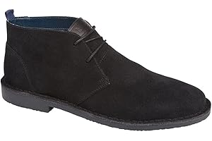 Roamers Mens Suede Desert Boots