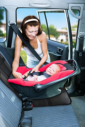 Autositzauflage (Premium Royal-Oxford-Material) zum Schutz vor Kindersitzen, Isofix geeignet, Auto-Kindersitzunterlage wasserabweisend, Autositzschutz, Autositzunterlage, Schoner in universeller Passform - 2