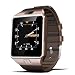 Produktbild MLL Smart Watch Karte Anruf Kamera Telefon Uhr Männer und Frauen,Gold,A