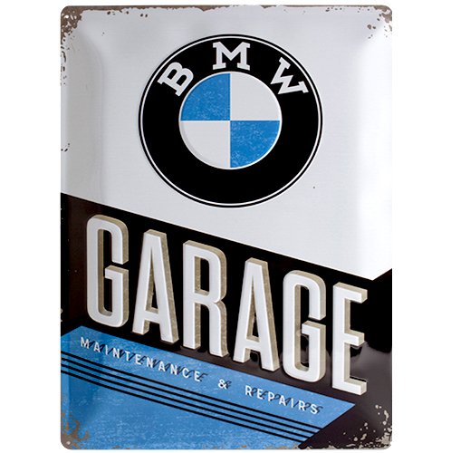 Nostalgic-Art 23211 BMW-Garage Blechschild, 30 x 40 cm