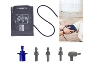 QTKSCEADLNCE Monitor de Presión Arterial Manguito Extra Grande, Tensiómetro de Muñeca Monitor de Presión Arterial para Brazo Compatible Con La Mayoría de Tensiómetros Circunferencia Del de 22 a 52 cm Manguito