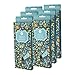 Produktbild AMELI 4261 Vanille und Patchouli Duft Teelicht, Wachs, Paraffin, hellblau, 27,5 x 9,5 x 13,5 cm