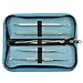 EZGO Blackhead & Blemish Remover Kit/Tool, 5 Professional Surgical Extractor Instruments, Cure Pimples, Blackheads, Comedones, Acne (Blue)