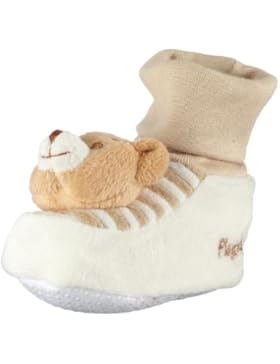 Playshoes Weiche Rasselschuhe Bär mit Noppensohle 101102, Unisex Babyschuhe