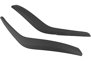 Hlyjoon Cubiertas para manijas de Puerta OE 51412991775 51412991776 2 uds, Lado del Conductor y Lado del Pasajero, Puerta Interior, Tirador, Cubierta de la manija, Ajuste Negro para X1 E84 2010-2016