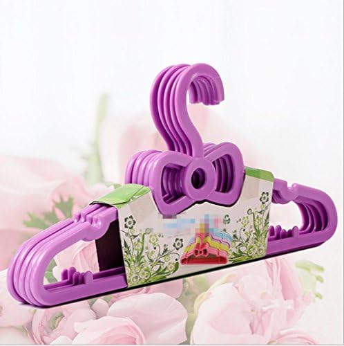 KKLL Hangers Child hangers Non-slip Plastic Clothes rack Non-slip Multi Purpose Shirt/Blouse Hangers?pack of 2 group? , purple , 37*17.5*0.2