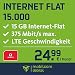 Produktbild mobilcom-debitel Internet-Flat 20.000 im Vodafone Netz (24,99 EUR monatlich, 24 Monate Laufzeit, 20 GB Internet-Flat, LTE mit max. 500 MBit/s, EU-Roaming-Flat, Triple-Sim-Karten)
