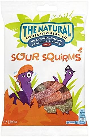 The Natural Confectionery Co. Sour Squirms 180g