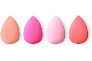 KIKO Milano Mini Precision Blender Kit | Miniesponjas para bases de maquillaje y correctores, 4 unidades