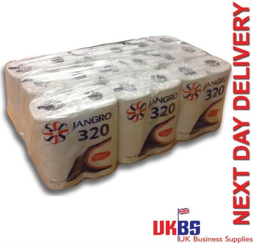 JANGRO SUPER JUMBO SINGLE TOILET ROLLS 320 Sheets (Case 36)
