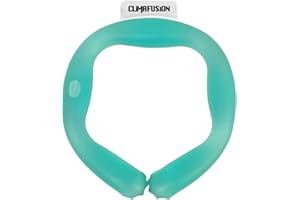 Climafusion Halskühlschlauch, Nackenkühler Ergonomisch Grün, Kühlung unter 15°C, Neck Cooler funktiert als Nackenventilator für Laufen Radsport Outddor