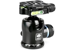 SIRUI AM-02 Profi Kugelkopf mit Friktion, Traglast 25kg, 360 Grad Skala, Arca Swiss kompatibel