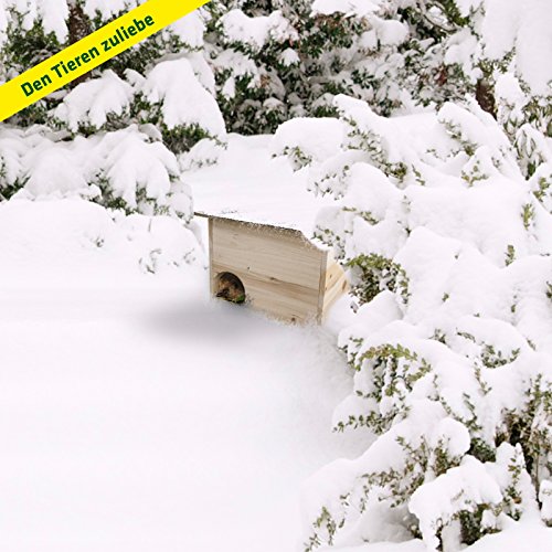 Gardigo Igelhaus Winterquartier mit Labyrintheingang, Igelhotel - 8